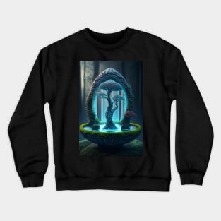 Tranquil Water Garden Crewneck Sweatshirt